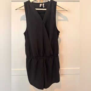 Zella Black Sleeveless Romper
